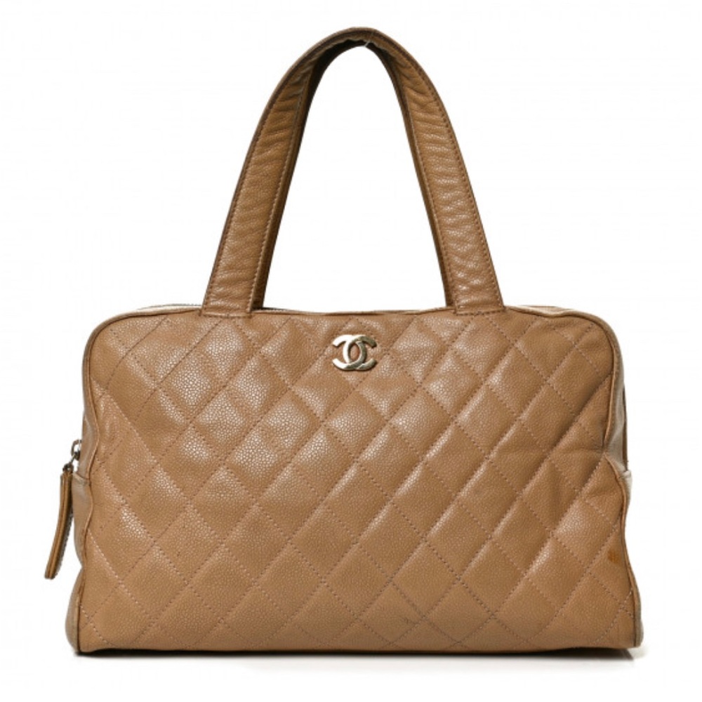CHANEL Caviar Quilted Bowler